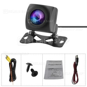 Monitor kamera mobil 1080P AHD tahan air dengan penglihatan malam untuk tampilan belakang Universal kamera cadangan Monitor kepala Unit Audio kamera mundur 170 Derajat HD Kamera Belakang Mobil Kembali