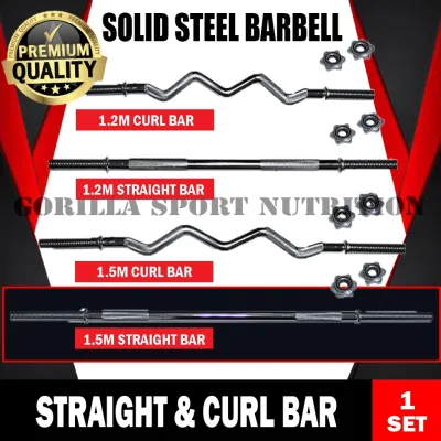 Standard Straignt Barbell 1.5meter Standard Curl Barbell 1.2meter Dumbbell Bar Gym Equipement Fitness Equipement