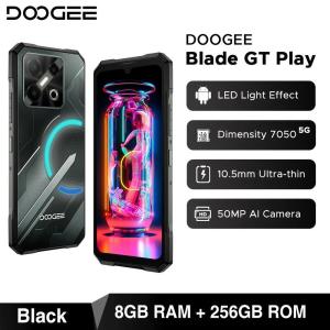 Global Version DOOGEE Blade GT Play Rugged Phone LED Light Effect 8GB 256GB 6.72” FHD+ 120Hz Dimensity 7025 50MP NFC Smartphone