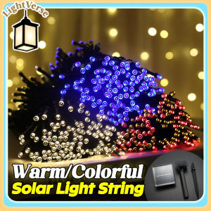 96/200 LED Solar Icicle Lights Outdoor Waterproof Christmas Decor Fairy String Lights For Porch Roof New Year 2025