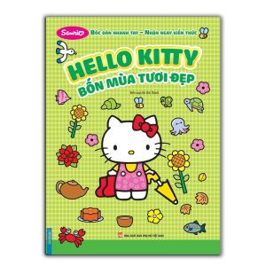 Sách Sticker Hello Kitty - Bóc Dán Nhanh Tay - Nhận Ngay Kiến Thức - Minh Thắng