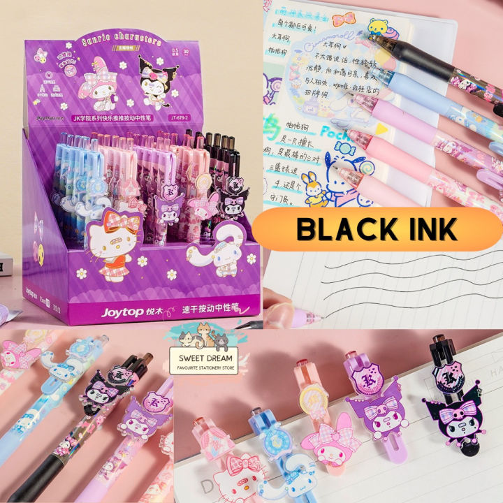 JOYTOP JT-679-2 Sanrio Characters Press PEN Super Cute Melody Kuromi ...