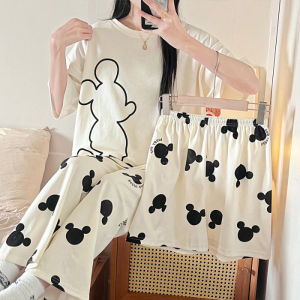 FGVDV My Melody/ Women Cartoon Pajamas Kit Anime /Snoopy/Duffy Melody Pajama Pants Adult Cute Short Sleeve T-shirt Cartoon Nightwear Set Women