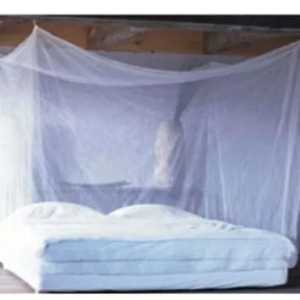 Klampbu tempat tidur polos anti yamuk jumbo 180x200