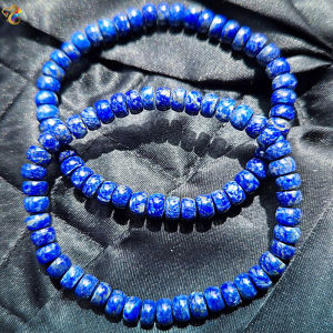 Super Premium Grade Lapis Abacus Rondelle Bracelet