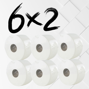 3PLY JUMBO TOILET ROLL TISSUE PAPER | BATHROOM TISSUE | SHOPPING MALL TOILET ROLL (BUNDLE) MP24