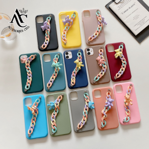 AC Candy Gelang Rantai Casing hp kompatibel Untuk Iphone XR All Type II WARNA KIRIM RANDOM