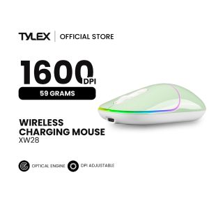 TYLEX XW29 2400DPI Wireless Optical Mouse 2.4G Technology Nano Receiver Smart Power Saving Right & Left Handed