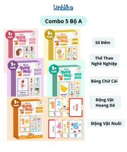 Thẻ học thông minh Mini Flashcard song ngữ Anh - Việt nhiều chủ đề cho bé thương hiệu Lalala baby