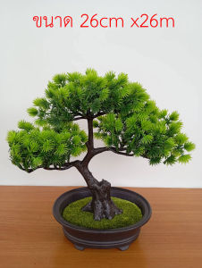 บอนไซเทียมต้นไม้พลาสติกเหมือนจริงเเบบธรรมชาติ ขนาด 26cm x26cm