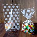 100 pcs Plastic Food Packaging Bag Christmas Gift Bag Transparent DIY Bread Packaging Bag for Cookie Candy Polvoron Wrapper Bread Pastry Biscuit Cellophane Bag Birthday Party Xmas loot bags. 