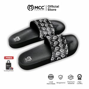 MCC Project - Sandal Selop Pria MRSlide - Full Black
