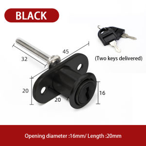 Front Lock Cabinet Lock with 2 key Office System File Drawer Cabinet Cupboard Locker Kunci Laci dengan 2 kunci 抽屉信箱储物柜锁