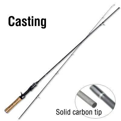 Ultralight UL 1.5m 1.68m 1.8m 1.98m Fishing Rod Full Of Elasticity Sensitive Super Strong Carbon Fiber Jigging Rod Freshwater Saltwater Spinning/Casting Pole