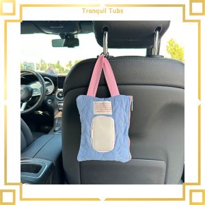 【2024 NEW】 Tranquil Wet Wipes กรณีสกัดพลิกกล่องกระดาษทิชชูอุปกรณ์เสริมสำหรับรถเข็นเด็กทารกเครื่องจ่ายผ้าเช็ดทำความสะอาดแบบพกพา