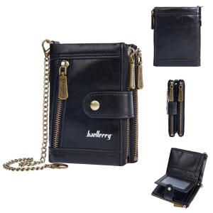 BAELLERRY D3261 Dompet Pria Pendek Lipat Bahan Kulit PU Leather Premium BAEOS
