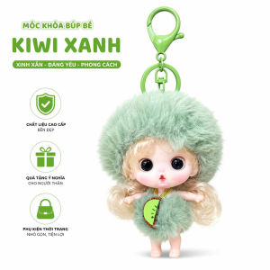 Búp Bê Móc Khóa Mini Kawaii 11cm (3 Inch) – Kèm Trang Phục Động Vật Dễ Thương