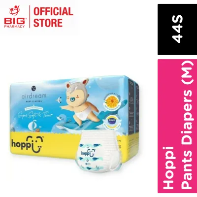 Hoppi AirDream Diapers 2mm Ultracore Technology M XL XXL (Pants/Tape/New Born)