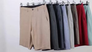 Mens Hybrid Golf Dress Shorts Lightweight Quick Dry Casual with Flat Front 9-Inch Inseam and 4 Pockets