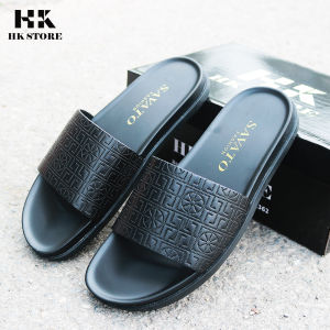(sd12) Dép nam da xịn - kiểu dáng nhẹ nhàng dễ sử dụng cực êm chân - hàng chính hãng HK.STORE da xịn bảo hành 12 tháng.(sd05)