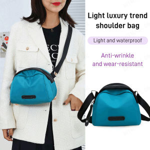 Women's Large Capacity Waterproof Oxford Cloth Shoulder Bag Sling Handbag