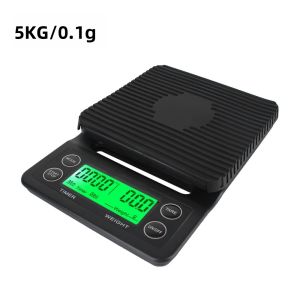 Gemilai high-precision digital LCD display with timer mini home kitchen electronic coffee scale 5kg/0.1g