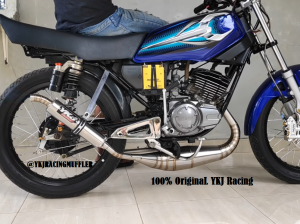 Knalpot RX KING YKJ PDK Repsol Stainless Super Garing Original YKJ Racing Istimewa