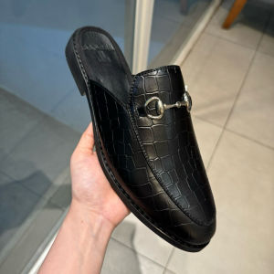 Giày sục nam nữ da bò thật mules shoe TEFOSS HT751 size 35-45 đế cao 3cmhàng thủ công bằng tay handmade