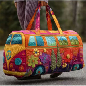 2026 New short-trip portable quilted travel bag multifunctional sports and fitness bag
