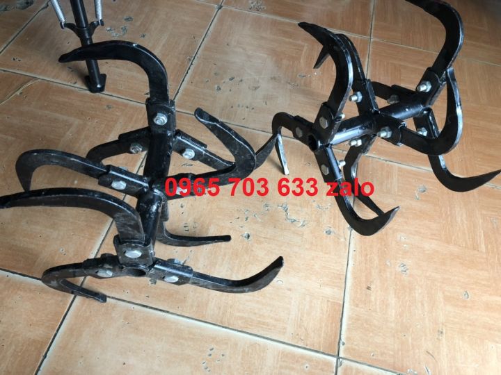 Bộ xới đất cứng sâu lắp vào các máy xới đất mini, đa năng.