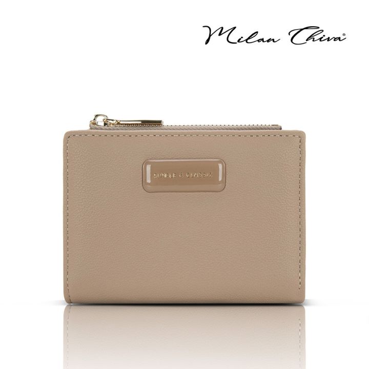 Milan Chiva รุ่น Zipper Wallets   กระเป๋าสตางค์ใบสั้นสำหรับผู้หญิง แบบซิป หนัง PU