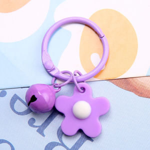 อุปกรณ์เสริม เอฟเฟกต์ตกแต่ง สไตล์ส่วนบุคคล จี้ แรงดึงดูดทางการมองเห็น การจับคู่สีต่างๆ ดอกไม้ กระดิ่ง