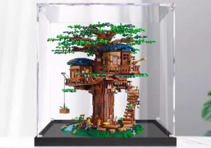 Acrylic Display Case Box 21318 Tree House (Only display case box No blocks Model)