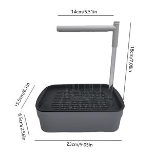 Automatic Electric Parrot Bathing Pool Bird Shower Tub with Water Circulation System Small Birds Pet Cleaning Grooming