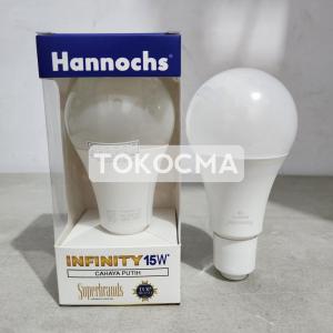 Hannochs Lampu Bohlam Bulb LED Infinity 15w 15watt Cahaya Putih Kuning Hemat Energy