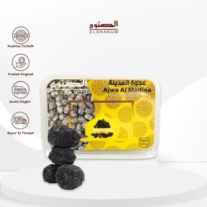 Kurma Ajwa Premium kemasan 500gr - Kurma Nabi Madinah - ALELAL STORE