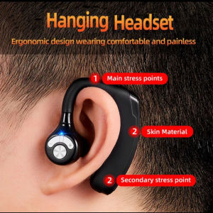 V18 TWS หูฟังไร้สายบลูทูธ 5.0 หูฟังหูฟังสเตอริโอ Breathable หูฟังมินิชุดหูฟังไมโครโฟนสำหรับ iSO Android