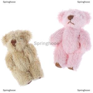 [COD] Springhooe 4.5CM Cute Bear Doll Long hair Bear DIY Clothes Or Mobile Handmade Accessories