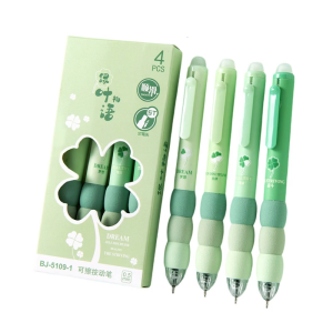 4 Count Friction Gel Pen with Textured Sponge Comfort Grip Multi Use Erasable Gel Pen Ideal For Students Daily Writing