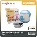Advance G15 - Rice Cooker / Magic Jar / Magic Com / Penanak Nasi Kapasitas 1.5 Liter G 15 / G-15 - Random. 