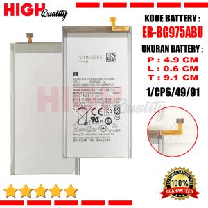Baterai Samsung Galaxy S10 Plus S10+ G975 S10plus SM-G975F Battery EB-BG975ABU Batre High Quality
