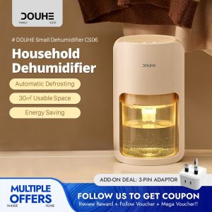DOUHE Household Dehumidifier Bedroom Bathroom Silent Dehumidifier Suitable for 30㎡DH-CS06