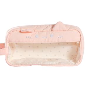 SFHDF Storage Y2k Dots Cat Pencil Case Pencil Pouch Large Capacity Cloth Stationery Bag Cosmetic Bag Multi-functional Korean Style Pen Bag Stationery Holder
