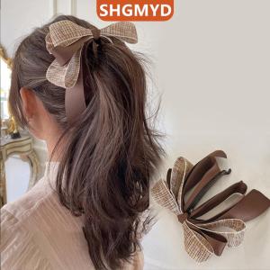 [COD] SHGMYD SPORTS กิ๊บติดผมรูปโบว์และกล้วยประดับมุกน่ารักใหม่2022กิ๊บติดผมผู้หญิงเครื่องประดับผมแฟชั่นสีทึบหรูหราที่หนีบผม