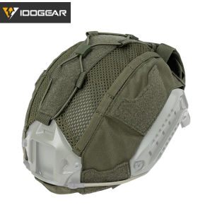 IDOGEAR Tactical Helmet Cover M/L size For Maritime Helmet with NVG Battery-Pouch tactical helmet cover 3812