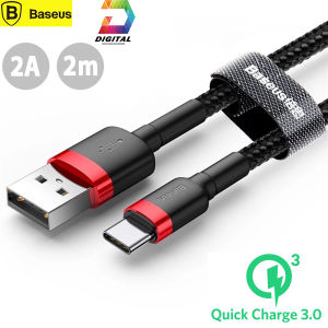 Cáp Sạc Nhanh Baseus Cafule Cổng Type C Dài 2 Mét Chính Hãng