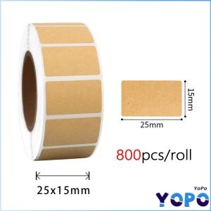 YoPo Kraft Paper Label Stickers DIY Baking Sealing Label Birthday Gift Decoration Tags 800/425/320/260Pcs