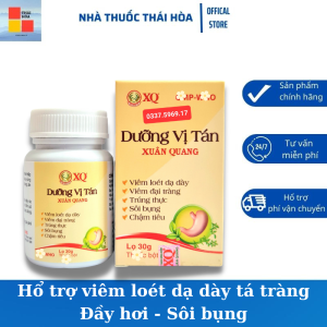 Dưỡng vị tán - Giảm viêm loét dạ dày - Rối loạn tiêu hóa - Ăn uống khó tiêu - Trúng thực - Lọ 30gr bột