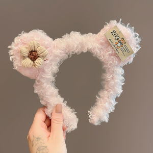 FG Bando Wanita Karakter Telinga Beruang Bulu Lucu Korea Headband Fashion Bandana Aksesoris Rambut A-10