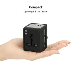 Universal Travel Adaptor / Adapter Charger Fast charging / Colokan USB Terminal / Adaptor Charger Fast charging 2.1A / Colokan converter adapter Dual USB US / EU / AU / UK